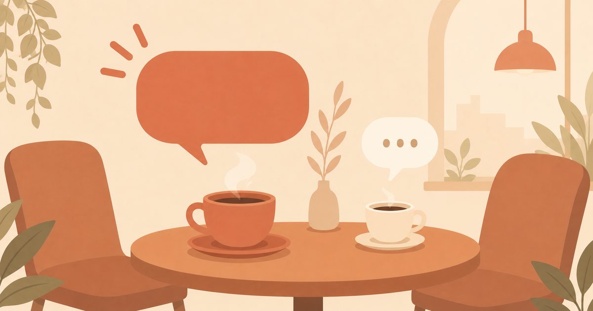 出会い系の初アポ会話術｜沈黙が怖くなくなる話題選びと聞き方